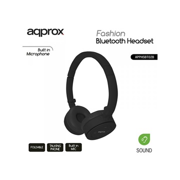 HDS Approx appHSBT02B  headset - Bluetooth - fekete