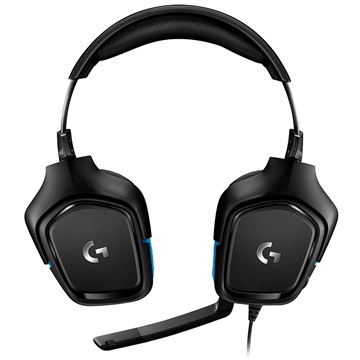 Logitech G432 Gamer Headset - Fekete