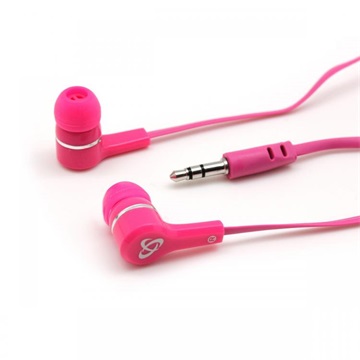 HDS Sbox EP-003I fülhallgató szilikon véggel, pink