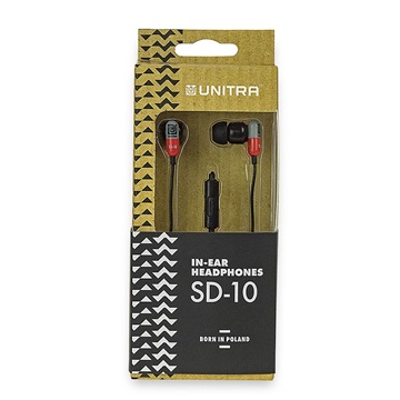 HDS Unitra SD-10SZ fülhallgató - Piros/Szürke