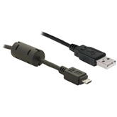 Delock 82299 USB2.0–A apa - microB USB apa kábel - 1m