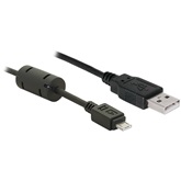 KAB Delock 82332 USB2.0-A apa - micro-A USB apa kábel - 2m
