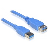 Delock 82538 USB3.0-A apa/anya hosszabbító kábel - 1m