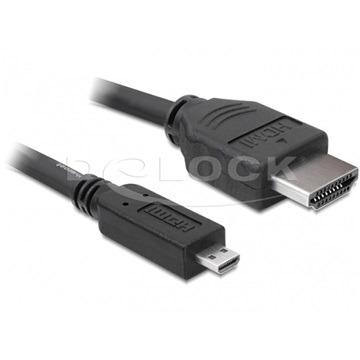 KAB Delock 82664 A/D - A apa/apa High Speed HDMI kábel Ethernettel - 2m