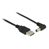 Delock 83578 UDC 5.5x2.1mm apa 90° elforgatott USB tápkábel - 1,5m