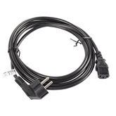 Lanberg CEE 7/7 - IEC 320 C13 tápkábel - 3m - fekete