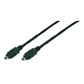 LogiLink CF0007 IEEE 1394 4M/4M kábel - Fekete - 1,8m