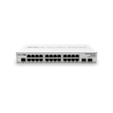 MikroTik 24xGbit LAN port asztali switch, dual-boot OS