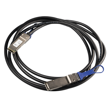 DAC kábel, 40/100Gbit QSFP28 porthoz, 3m