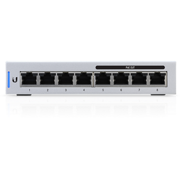 Ubiquiti UniFi Switch, 8-portos, 4xPoE max.60W