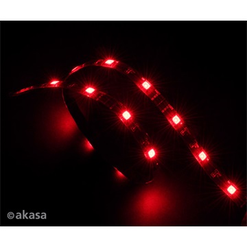 Akasa - LED szalag - Vegas - AK-LD02-05RD - 60cm - Piros