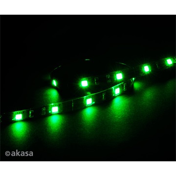 Akasa - Mágneses LED szalag - Vegas M - AK-LD05-50GN - 50cm - zöld
