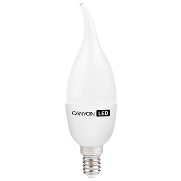LED Canyon E14 BXS38 tejfehér gyertya bura 6W 470lm 4000K - Természetes fehér