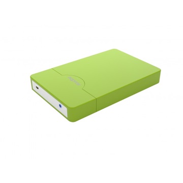 Approx külső 2,5" HDD09GP - USB2.0 / SATA - Zöld