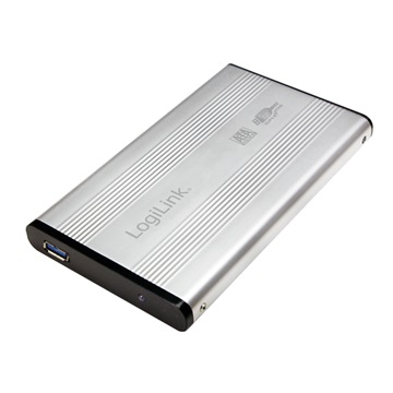 LogiLink UA0106A 2,5" SATA HDD USB3.0 külső aluminium ház - Ezüst