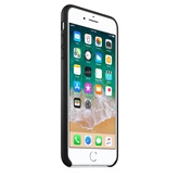 Apple Iphone 8 Plus/7 Plus bőrtok - Fekete