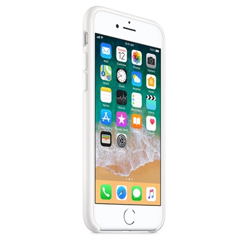 Apple iPhone 8/7 szilikon tok - Fehér