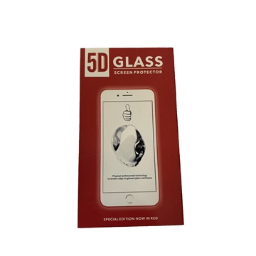 BH BH110 Képernyővédő üveglap 5D - iPhone 7 - Fehér