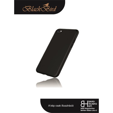 BH1015 Matt slim Szilikon tok Iphone XR - fekete