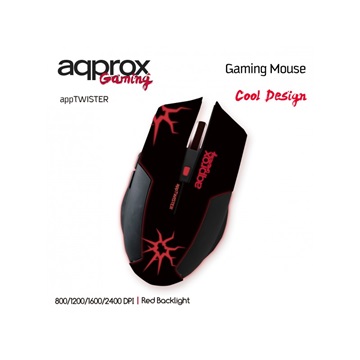 Mouse Approx TWISTER  optical gaming mouse - 2400dpi