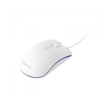 Mouse Approx USB Optikai egér APPOMNWP - Fehér/Lila