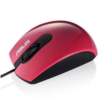 Mouse Asus UT210 Optical USB - Piros