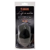 Mouse Sbox M-118B 3D optical EGÉR - Fekete