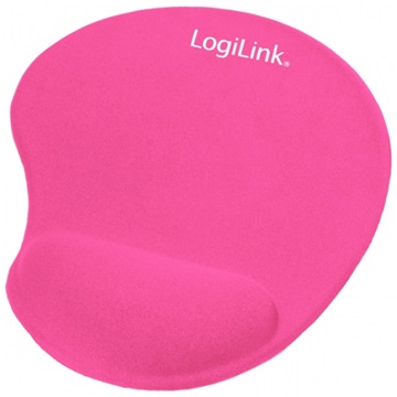 LogiLink ID0027P zselés egérpad csuklótámasszal - Pink