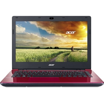 NB Acer Aspire 14,0" HD LED E5-411-P7ZT - Piros