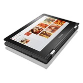 NB Lenovo Ideapad 11,6" HD LED Yoga 300 - 80M1001UHV - Fekete - Windows® 10 Home - Touch
