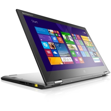NB Lenovo Ideapad 13,3" FHD IPS YOGA2-13 59-439749 - Ezüst/Fekete - Windows® 8.1 - Touch