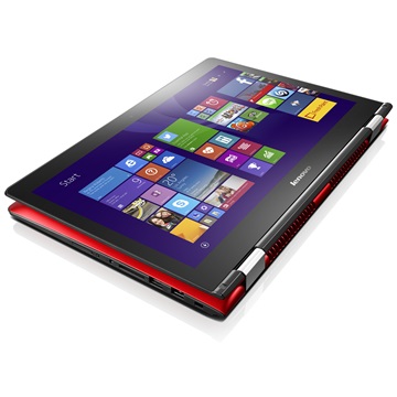 NB Lenovo Ideapad 14,0" FHD IPS LED Yoga 500 - 80R500C3HV - Piros - Windows® 10 Home - Touch