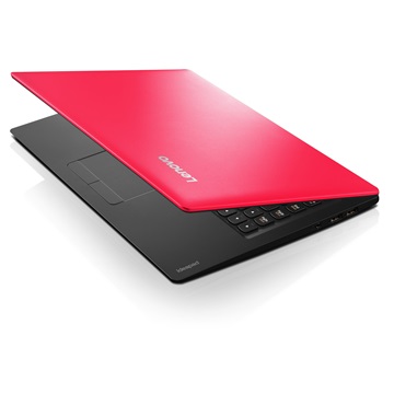 NB Lenovo Ideapad 14,0" HD LED 100s - 80R9005EHV - Piros/Fekete - Windows® 10 Home