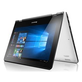 NB Lenovo Yoga 300 11,6" HD - 80M100SYHV - Fehér - Windows® 10 Home - Touch
