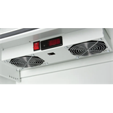 FORMRACK Ventilátor egység kültéri szekrényekhez, digitális termosztáttal, 2 ventilátor