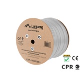 Lanberg Cat.7 S/FTP réz fali kábel 305m, LSZH, AWG23, 600Mhz, Dca, szürke CPR