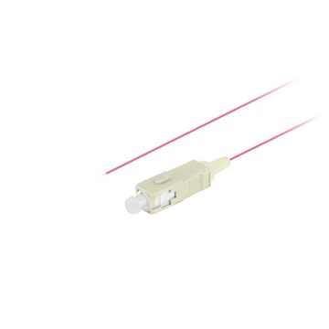 Lanberg Optikai pigtail MM SC/UPC OM4 50/125 lila EASY STRIP 2m