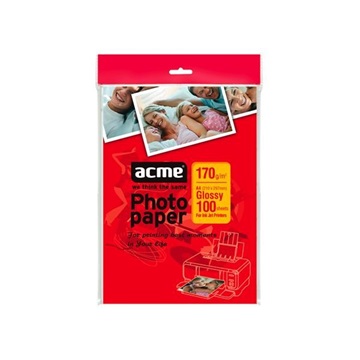 PAP Acme Fotópapír A4 170g 100lap/csomag Fényes