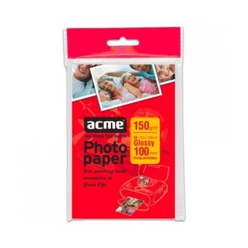 PAP Acme Fotópapír A6 150g 100lap/csomag (10*15) Fényes
