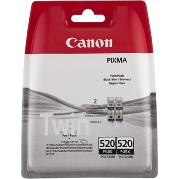 Canon PGI-520 - Fekete - Dupla csomag