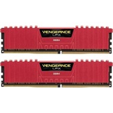 Corsair DDR4 2400MHz 32GB (2x16GB) kit Vengeance LPX Red CL14 1,2V