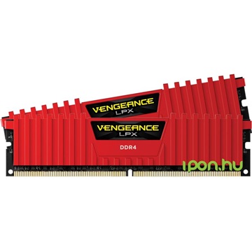 Corsair DDR4 2666MHz 32GB (2x16GB) kit Vengeance LPX Red CL16 1,2V