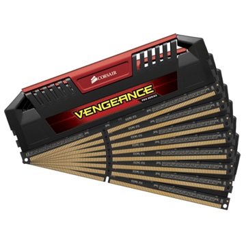 RAM Corsair Vengeance Pro DDR3 2400MHz / 64GB KIT (8x8GB) - Red