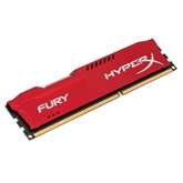 Kingston HyperX Fury Red - DDR3 1600MHz / 4GB - CL10