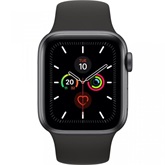 Apple Watch Series 5 GPS 44mm Asztroszürke alumíniumtok - Fekete sportszíj