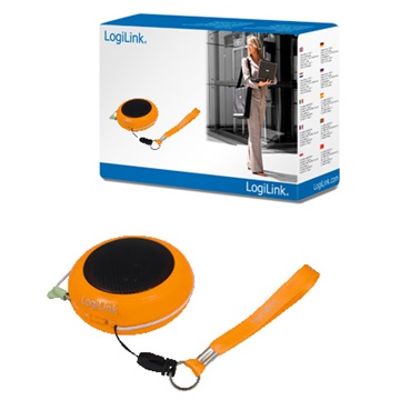 LogiLink SP0016 Hordozható MP3 hangszóró - Narancs