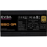 EVGA SuperNOVA 550 GA, 80 Plus Gold 550W, Fully Modular