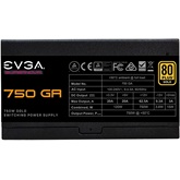 EVGA SuperNOVA 750 GA, 80 Plus Gold 750W, Fully Modular