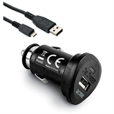 Töltő Szivargyújtó / USB + Micro USB kábel  - ACME CH-10