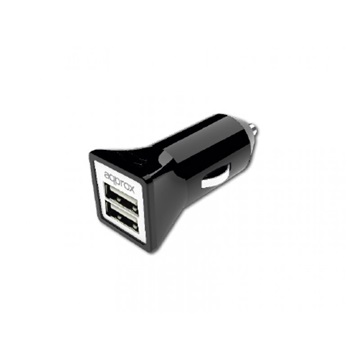 Töltő Szivargyújtós Approx appUSBCAR31B 2 x USB2.0 - Fekete